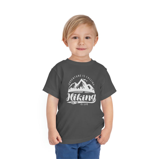 Hiking Is Life WHT -Toddler Tee