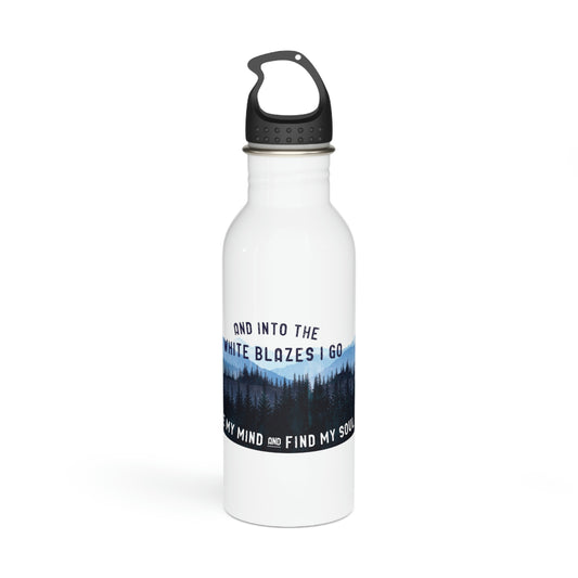 Into The White Blazes I Go - Stainless Steel Water Bottle