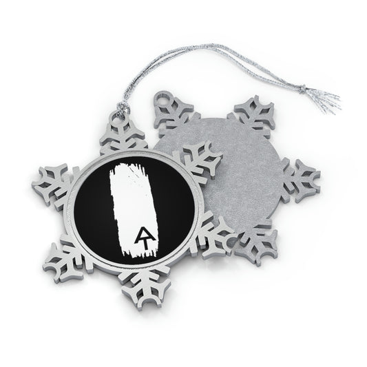 Simple AT White Blaze - Pewter Snowflake Ornament